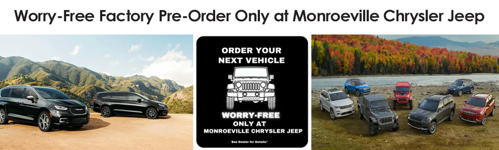 Pre Order your Jeep or Chrysler
