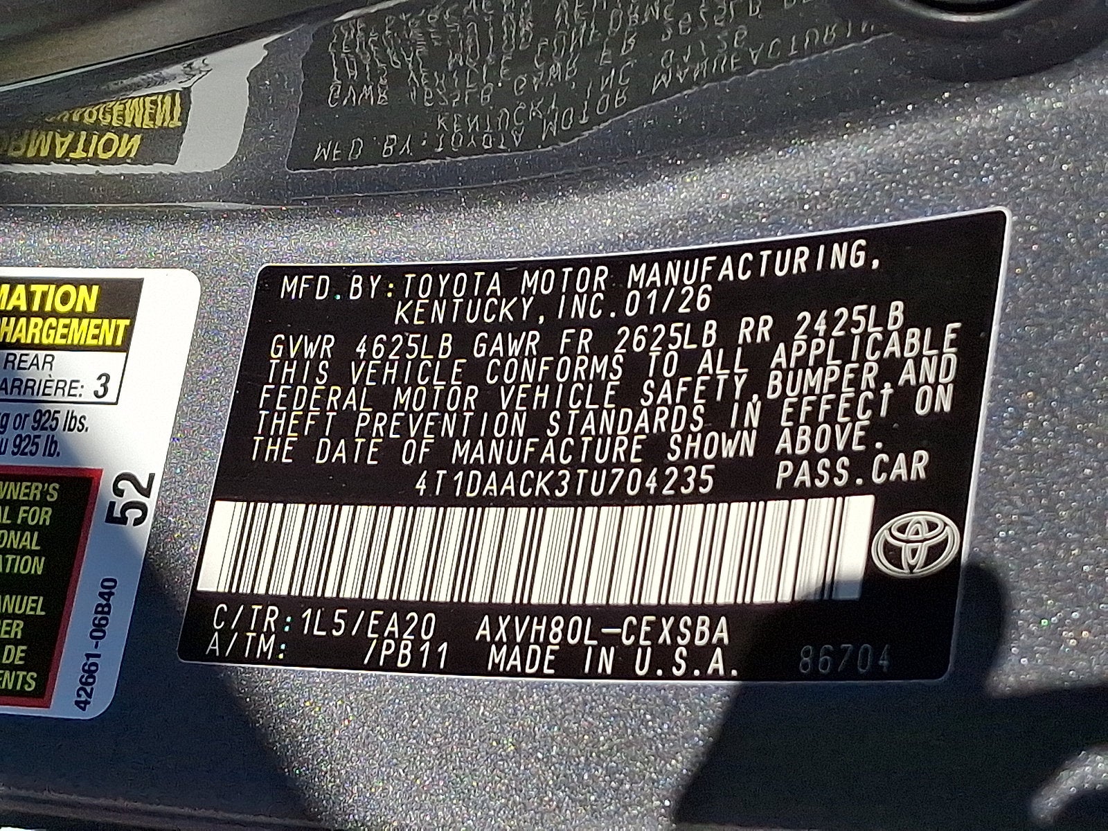 2026 Toyota Camry Base