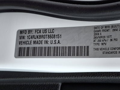 2026 Jeep Grand Cherokee L Limited Reserve