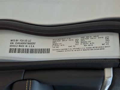 2026 Jeep Grand Cherokee L 85th Anniversary Edition