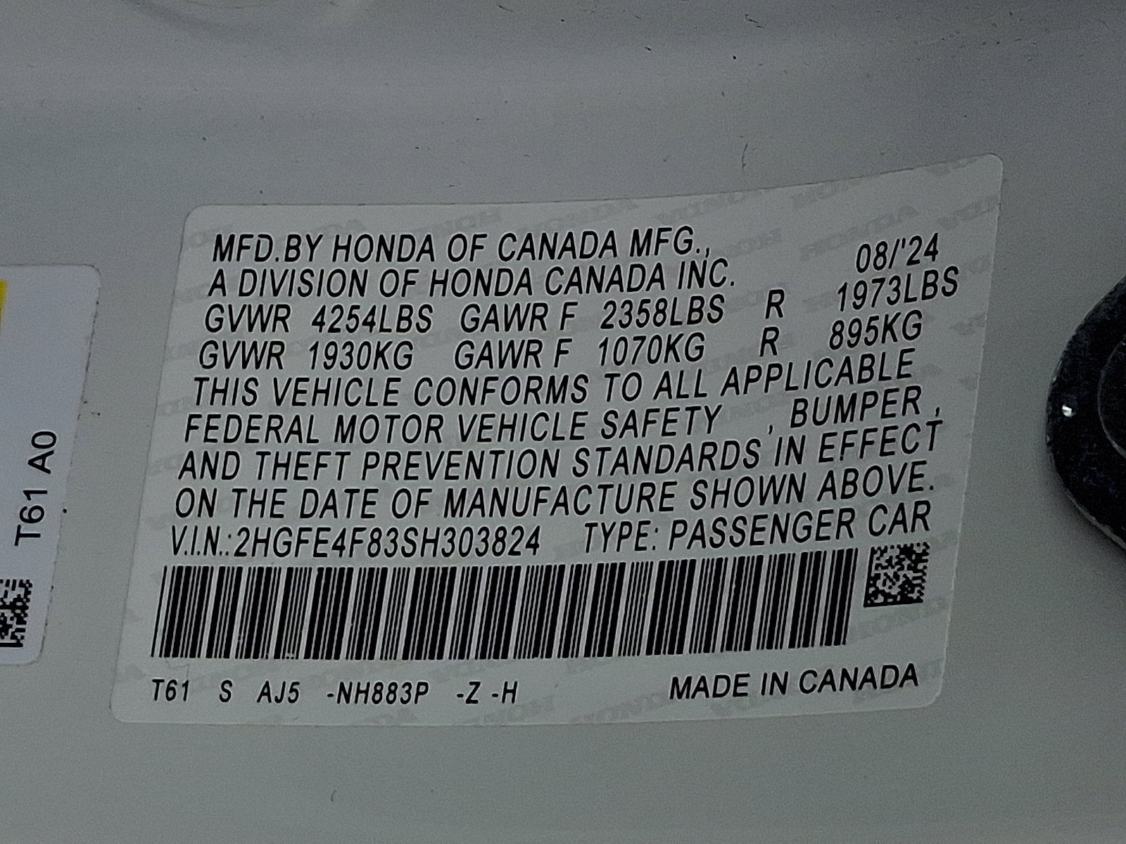 2025 Honda Civic Hybrid Sport