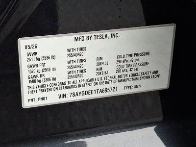 2026 Tesla Model Y Long Range