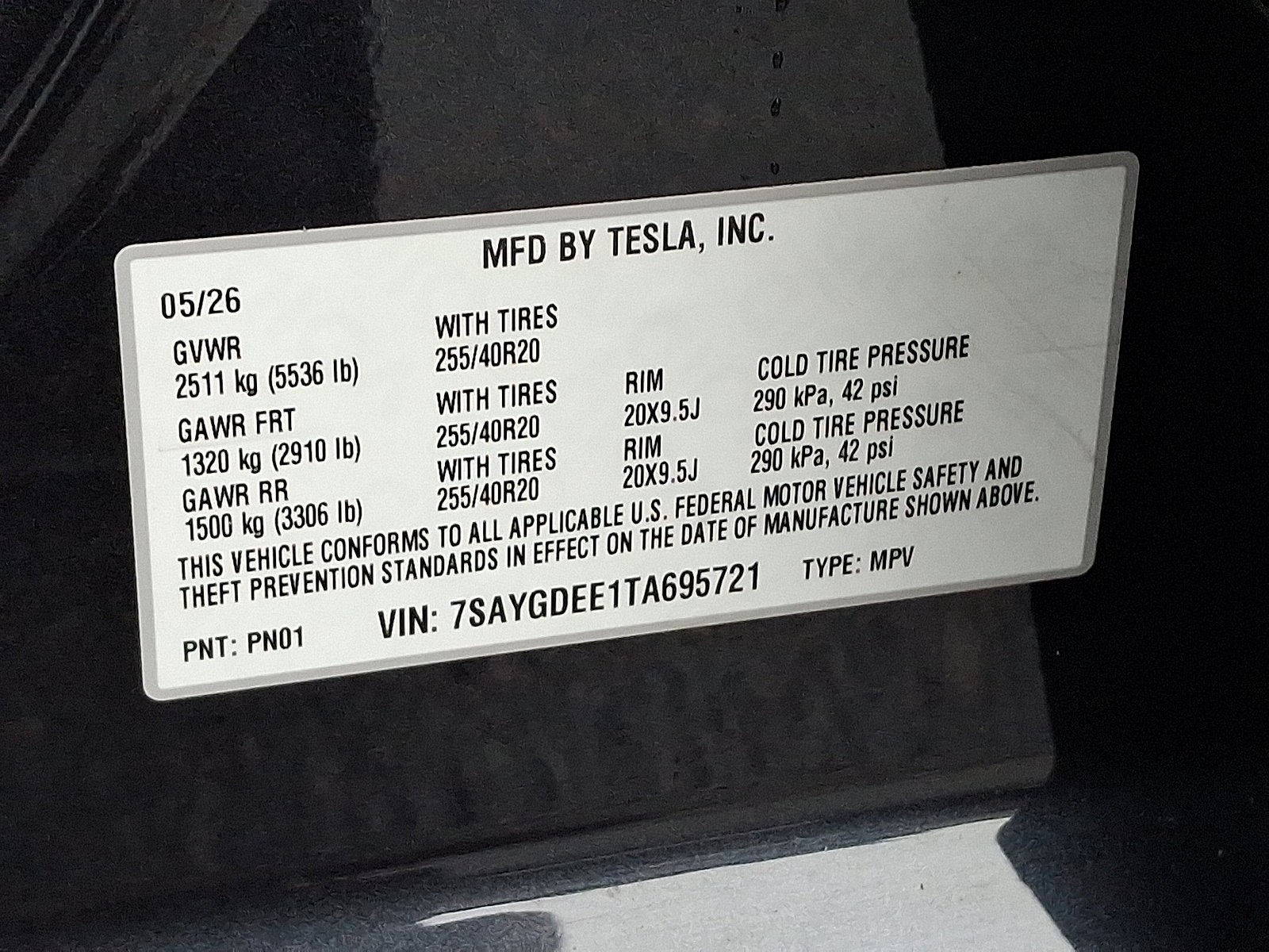 2026 Tesla Model Y Long Range