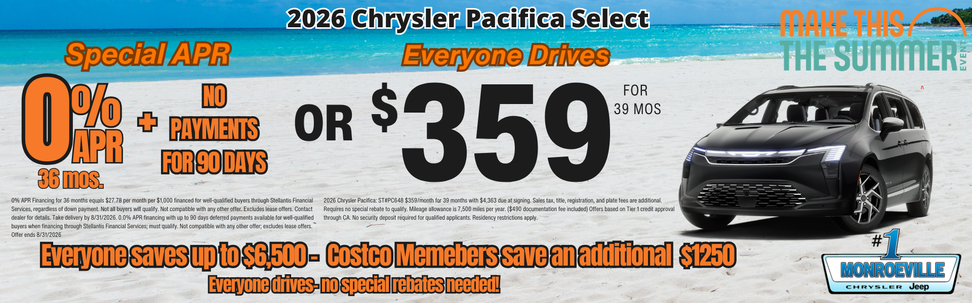 chrysler pacifica select