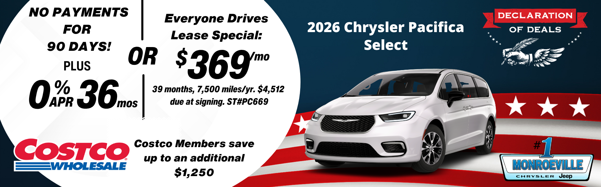 2026 Chrysler Pacifica Select in Monroeville Chrysler Jeep in Monroeville PA