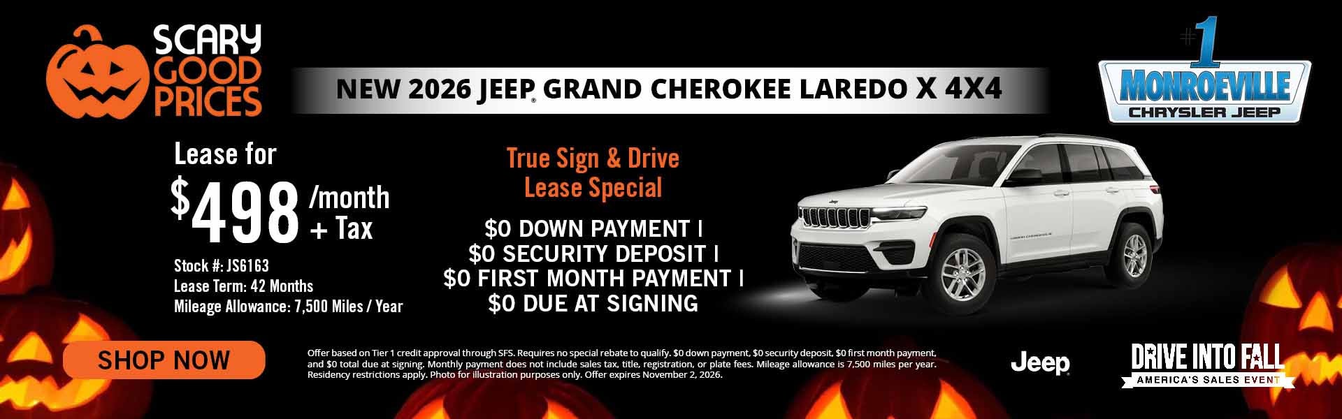 New 2026 Jeep Grand Cherokee Laredo X 4x4
