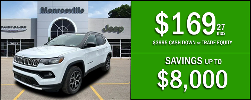 2025 Jeep Compass Limited in Monroeville Chrysler Jeep in Monroeville PA
